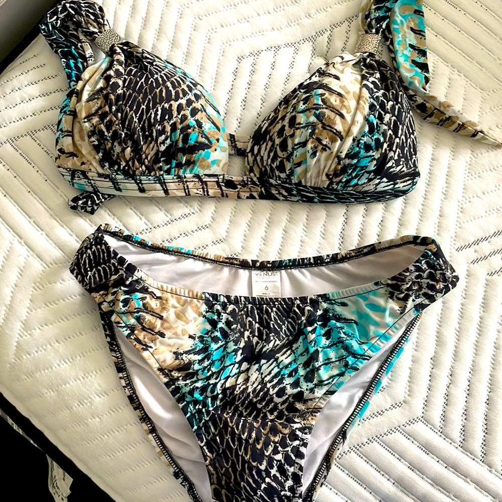 Animal Print Bathing Suit